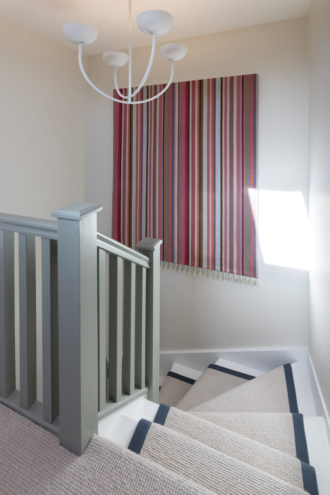 Statement Stairwell - Anna Auzins Wimbledon Interior Designer