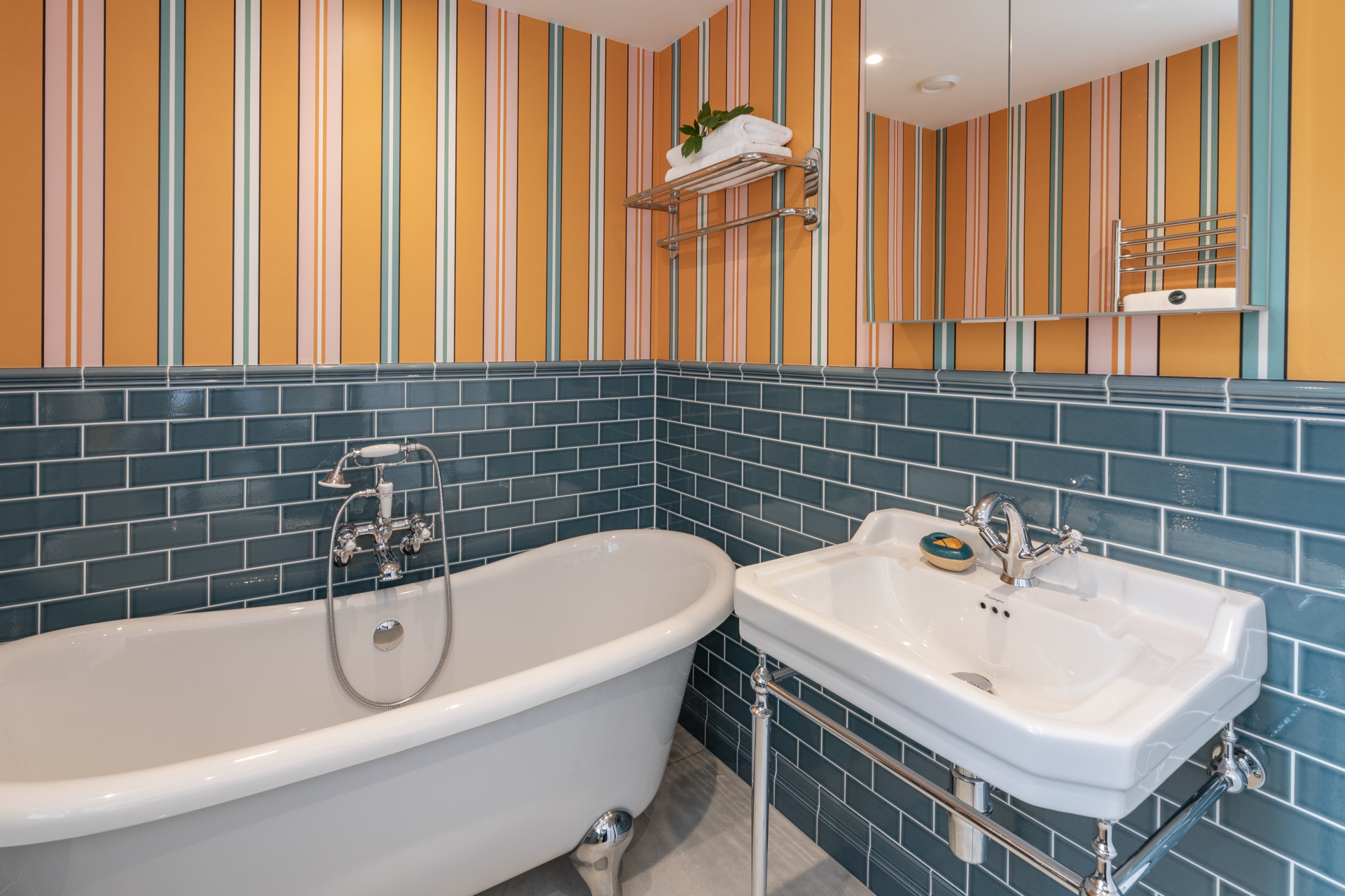 Stripes in interior design Anna Auzins Wimbledon Interior Designer