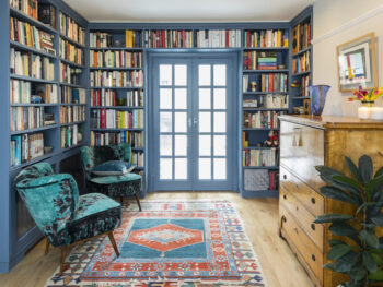 Bespoke library - Anna Auzins - Wimbledon Interior Designer