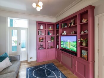 TV Room Design - Anna Auzins - Wimbledon Interior Designer